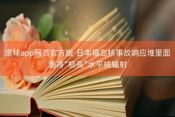 滚球app网页官方版 日本福岛核事故响应堆里面测得“极高”水平核辐射